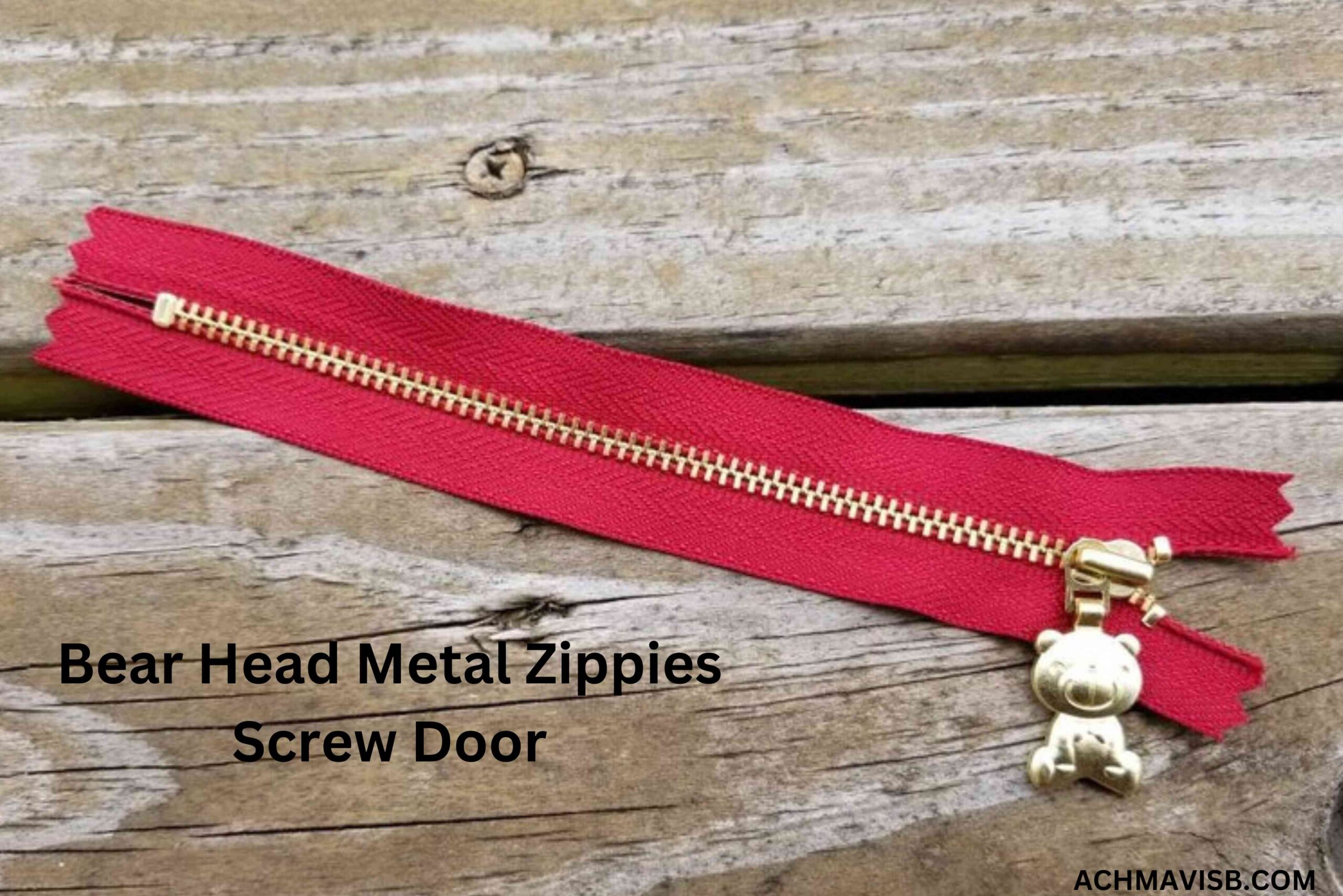 Bear head metal zippies screw door: a durable and stylish choice for your home